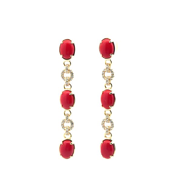 Orecchini Cianfrone Gioielli Donna in Argento BROC.B 1556 ROR - BROC.B 1556 ROR